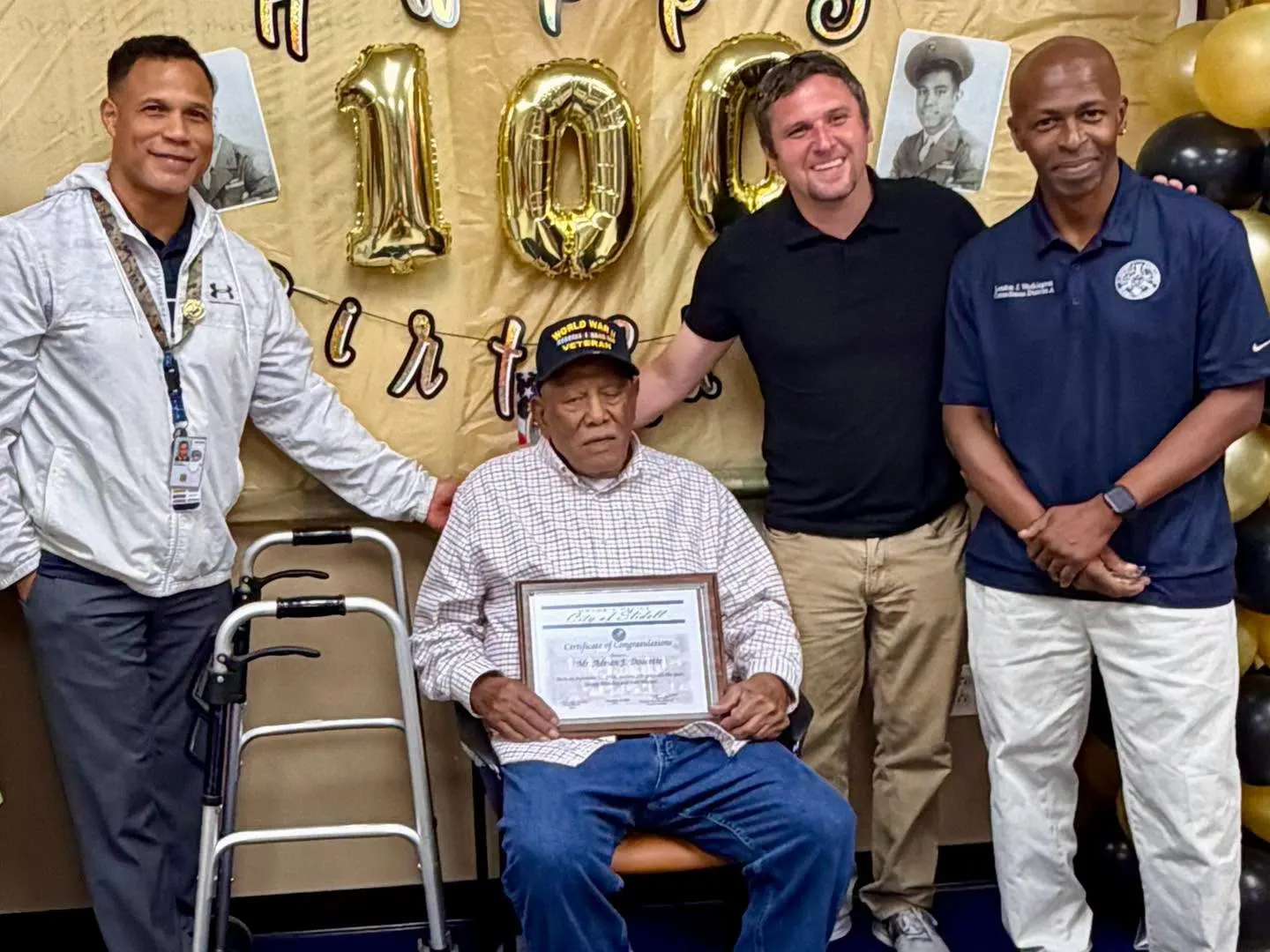 World War II Veteran And Montford Point Marine Celebrates 100 Years In Slidell