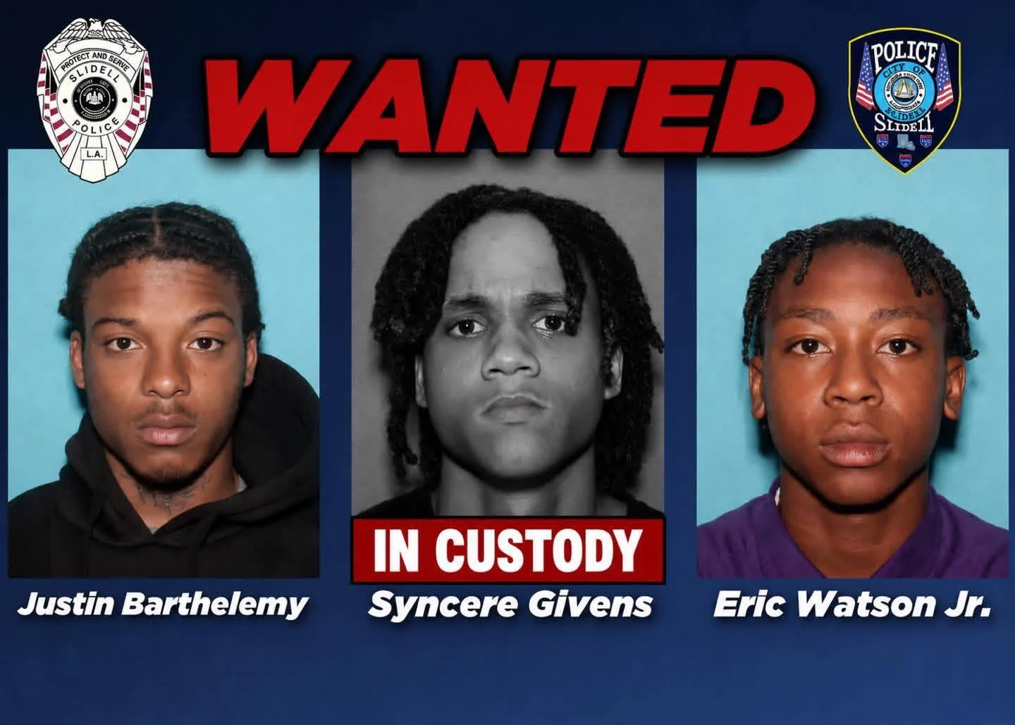 Third Suspect Turns Himself In After Slidell McDonald's Shooting