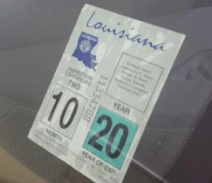 Louisiana Senate Votes to Eliminate Vehicle Inspection Stickers