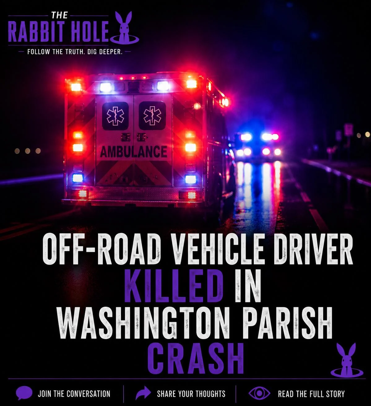 Folsom Man Killed After UTV Enters Highway in Washington Parish