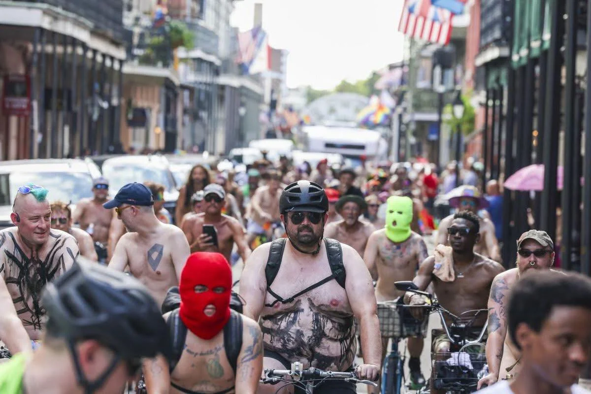New Orleans’ World Naked Bike Ride Returns For 18th Year