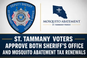 St. Tammany Voters Approve Both Sheriff’s Office and Mosquito Abatement Tax Renewals