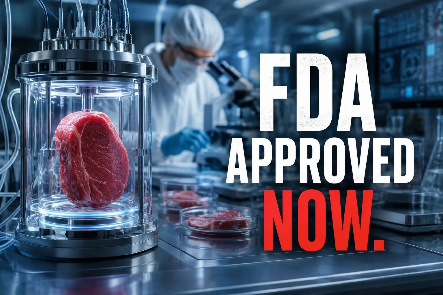 Bill Gates Backed Lab Grown Meat Is Now Officially FDA Approved