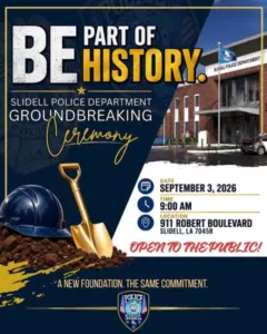 New $17.5 Million Slidell Police Department Set To Break Ground Thursday