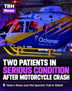 Two Patients Seriously Injured In Motorcycle Crash At Voters Road And Old Spanish Trail