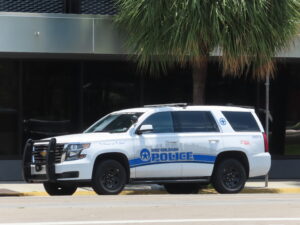 A marked New Orleans Police Department Chevy Tahoe patrol vehicle, file photo